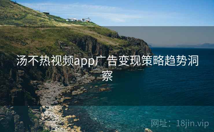 汤不热视频app广告变现策略趋势洞察