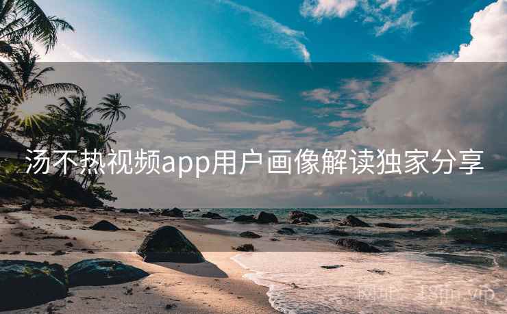 汤不热视频app用户画像解读独家分享