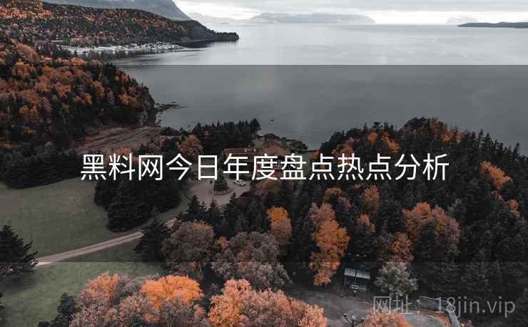 黑料网今日年度盘点热点分析