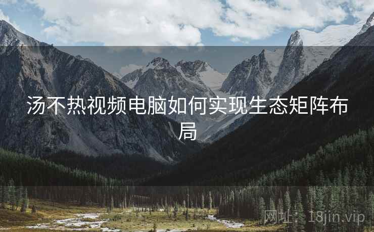 汤不热视频电脑如何实现生态矩阵布局