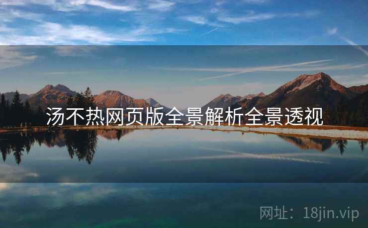 汤不热网页版全景解析全景透视